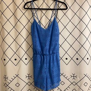 Blue romper